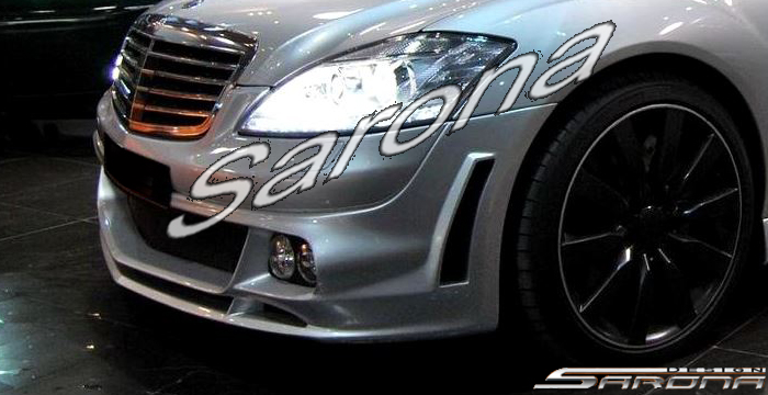 Custom Mercedes S Class  Sedan Front Bumper (2007 - 2013) - $790.00 (Part #MB-104-FB)